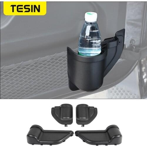 TESIN Stowing Tidying for Jeep Gladiator JT Car Front Rear Side Door Storage Box Tray for Jeep Wrangler JL 2018+ Accessories