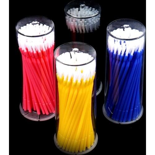 100 Pcs Dental Disposable Micro Brush Teeth Whitening Flexible Head Dentist Product Teeth Care