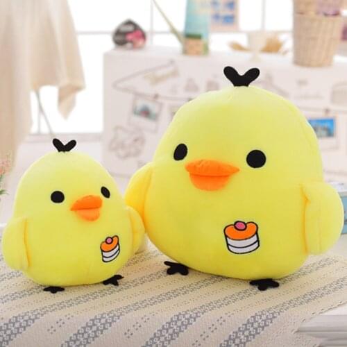 40CM Cute Cartoon Chicken Soft Plush Doll Standing Chicken Animals Soft Doll Kids Companion Toy For Kids Christmas New Year Gift