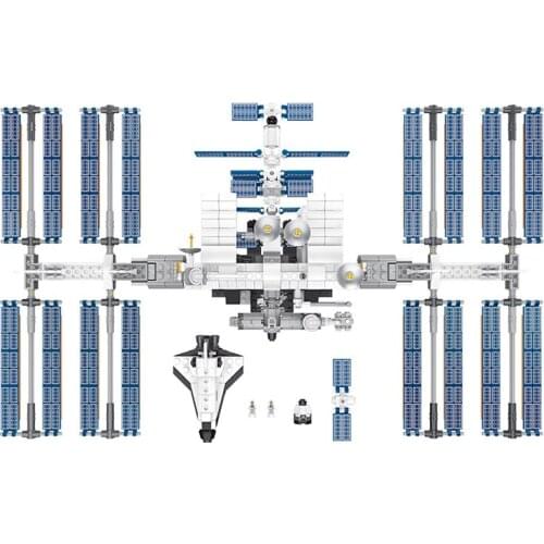 60004 IDEAS New products International space station building blocks bricks Compatible 21321 DIY Educational toys Gift