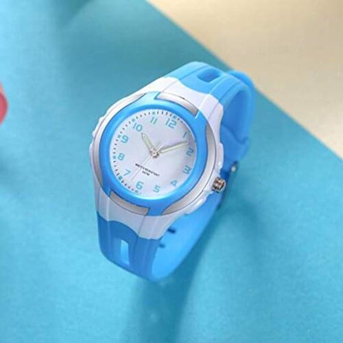 Childrens Environmental Protection Electronic Watch Student Waterproof Quartz Watch Boys and Girls Fashion Jelly Wrist Watch