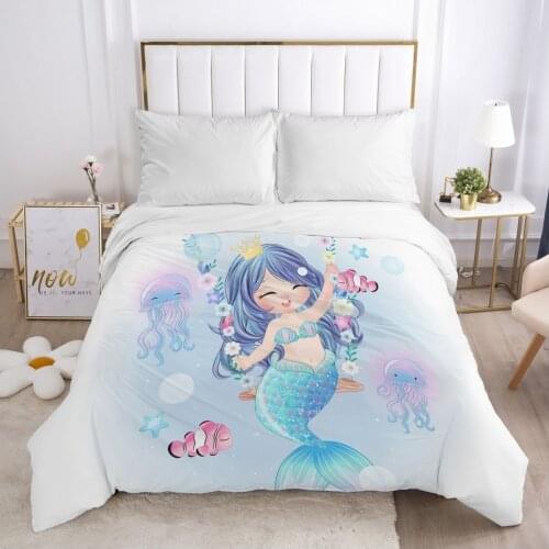 Cartoon Childrens Duvet cover Quilt/Blanket/Comfortable Case Bedding for kids baby boy girls 140x200 for Home Car Benthos