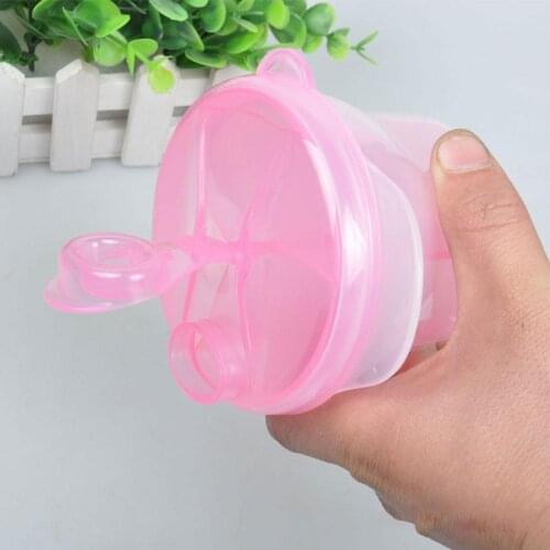 Blue Pink Milk Powder Dispenser Powder Formul Dispenser Pp Kids Storage Ecological Feeding Container Box Tableware Food Kid G2X9