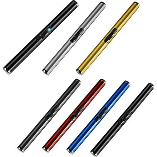 Electronic Lighters USB Charging Arc Igniter Stove Pulse Firearm Home Kitchen Ignition Stick Outdoor BBQ Lighting Tool