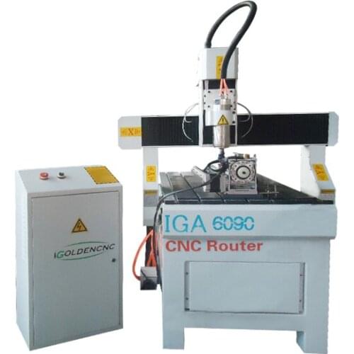 Hot Sale Mini CNC 6060 4 Axis Computer Controlled Cheap Small 3D 4D CNC Wood Carving Machine Price