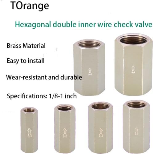 Brass Vertical Check Valve 1/2/3/4/6 Minute 1 Inch Check Valve Check Valve CV-01 / 02/03 Pneumatic Accessories