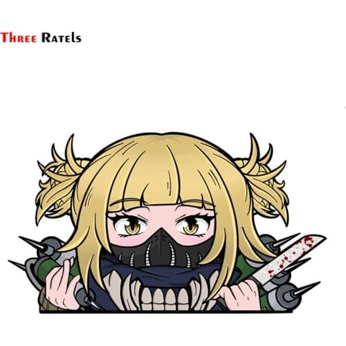 FC270 3D HIMIKO TOGA waifu Anime Peeker Car Stickers on Motorcycle Suitcase Home Decor Phone LaptopVinyl Decal