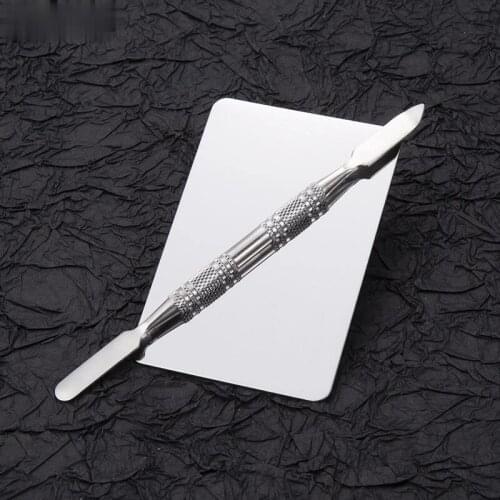 Makeup Mixing Palette with Stick Finger Ring Color Blending Cream Foundation Eyeshadow Nail Art Polish Tool Manicure Salon