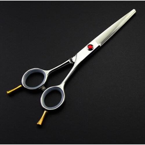 Professional 5.5 inch Japan440c 9cr13 Two-tailed cutting shears barber cut hair scissors set hairdressing scissors Free shipping