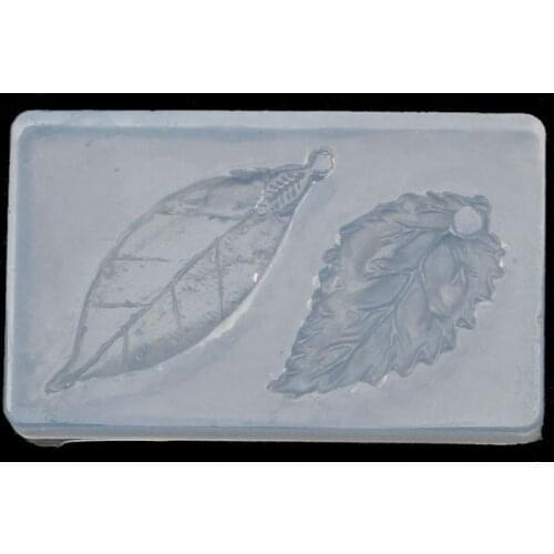 DIY Leaves Pendant Silicone Resin Casting Molds Jewelry Making Tools Art Crafts