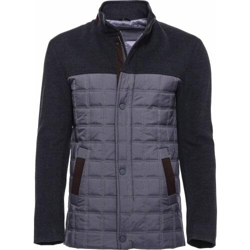 Cachet Grey Quilted Coat Wessi