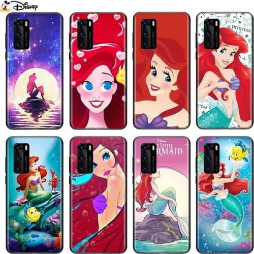 Silicone Cover Cute The Mermaid For P Smart S Z Mate 40 30 20 10 Plus PRO Plus Lite 2018 2019 2020 Phone Case
