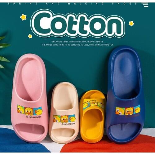 Kids Slippers Summer New Indoor Cartoon Parent-child EVA Printed Home Soft-soled Non-slip Slippers Boys Shoes