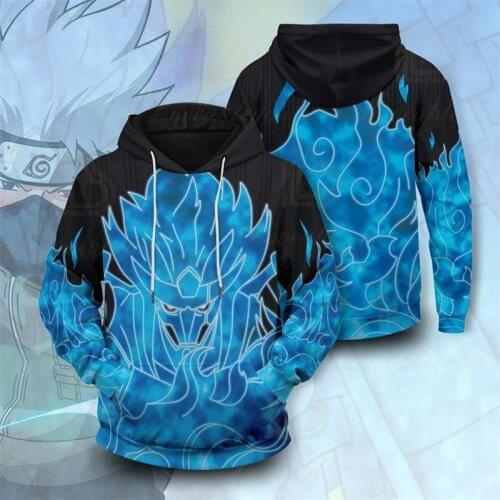 Anime Kakashi Hoodies Men Women 3D Hoodie Cosplay Sweatshirts Kakashi Action Figure Men Tops
