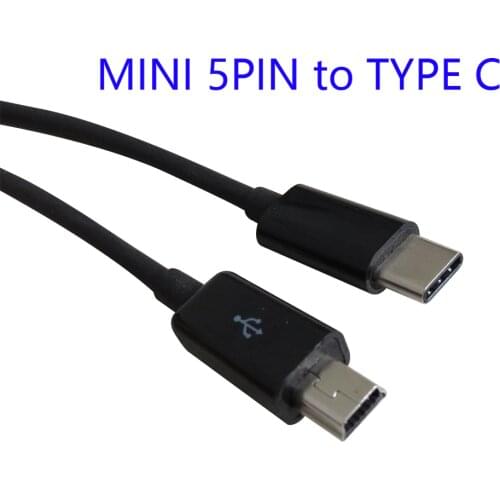 USB Type C to Mini USB Cable USB-C Male to Mini-B Male Adapter 30cm free shipping