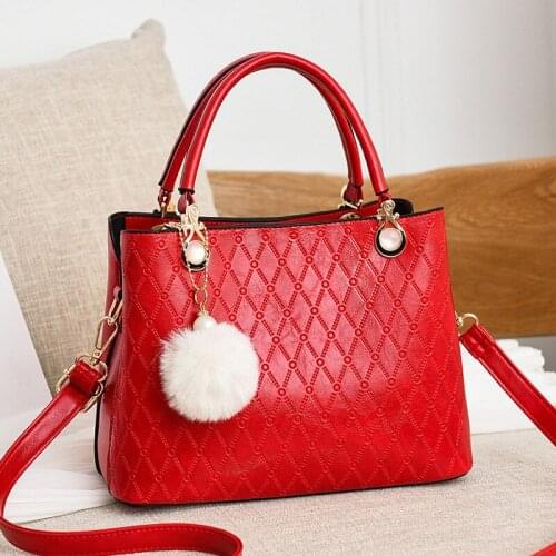 Women Bag Vintage Handbag Casual Tote Fashion Women Messenger Bags Shoulder Top-Handle Purse Wallet Leather 2020 New