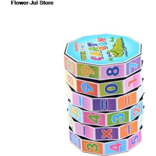 1 Pcs Mathematics Digital Cube The Magic Cube Of Childrens Educational