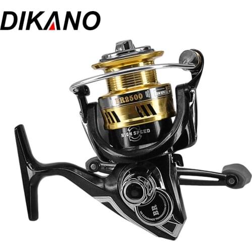 7.1:1 Spinning Reel Fishing Reel Middle Roller Spool Double Rocker Fishing Stainless Steel Spindle