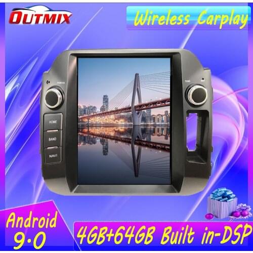 Tesla Style Android 9.0 screen Car Multimedia Player For Kia Sportage 2011-2016 car GPS Navigation Audio Radio stereo head unit