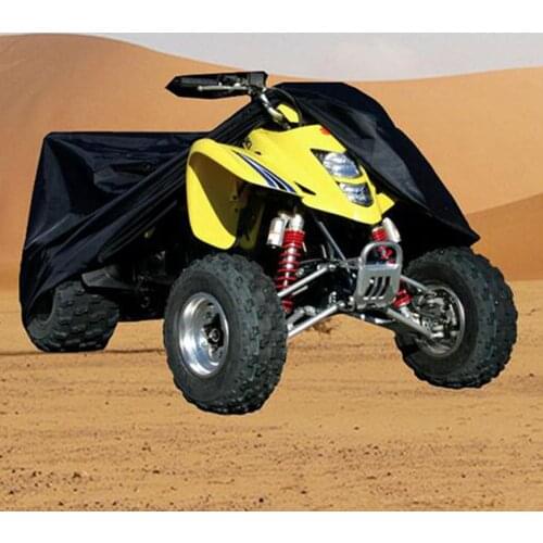 Black ATV Quad Bike Waterproof Dustproof Anti-UV Protector Cover M