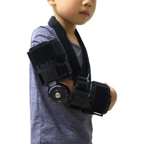 Child arm fracture fixed brace adjustable elbow dislocation joint ligament brace forearm sling