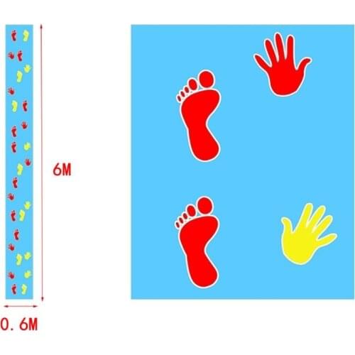 Hands and Feet Game Pad Team Expand Props Outdoor Training Group Building Fun Game Pads Children Kids Games Toy Mat