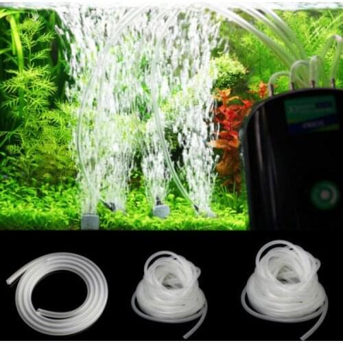 1m/2m/3m/5m/10m 4x6mm Oxygen Pump Hose for Air Bubble Stone Aquarium Fish Tank Pond Oxygen pipe tube Aquarium accessory