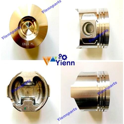 For Yanmar 4TNV82 4TNV82A Piston Pin Clips Kit With Piston Ring Set For fit Excavator Tractor Engine Repair Parts