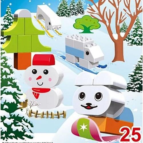 25PCS Building Blocks Toys Season Series DIY Building Blocks Model Childrens Educational Toys For Boys And Girls Birthday Gifts