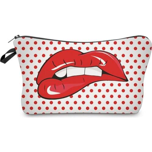 Zipper Open Cosmetic Bag High Quality Makeup Bag Women Waterproof Travel Make Up Pouch Organizer For Toiletry Kit Bags 16.5x21cm