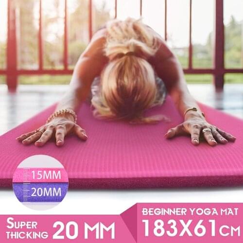 10MM-20MM Yoga Mat Anti-skid Sports Fitness Mat Thick EVA Comfort Foam yoga matt for Exercise, Yoga, and Pilates Gymnastics mat