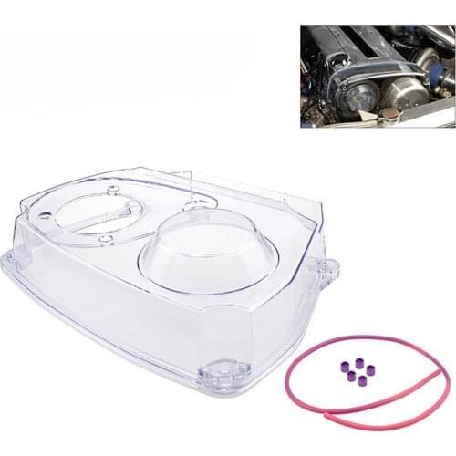 Cam Gear Timing Belt Cover Pulley Clear For NISSAN Skyline R32 R33 GTS RB25DET