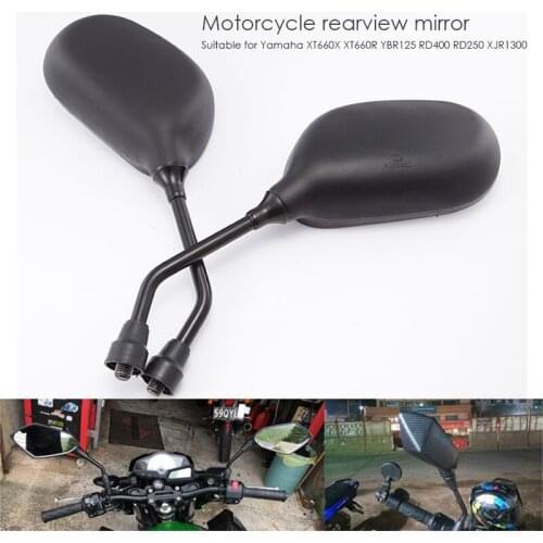 1 Pair 10mm Mirrors Motorcycle Modified Mirror Universal Accessories Motorcycle Rearview Mirrors Stylish Exterior Parts
