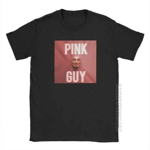Men T-Shirt Pink Guy Album Cover Hipster 100% Cotton Tee Male Tshirt Filthy Frank Joji Meme Japanese Youtube T Shirt Clothing