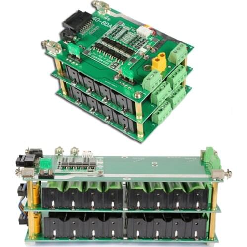 16V 4S Power Wall 18650 Battery Pack 4S BMS Li-ion Lithium 18650 Battery Holder BMS PCB DIY Ebike Battery 4S Battery Box