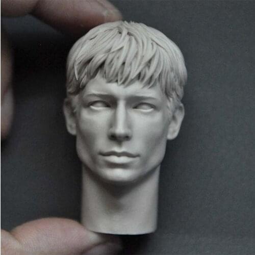 1/6 Scale Barry Allen Unpainted Head Model for 12''Figure Toys Gifts DIY