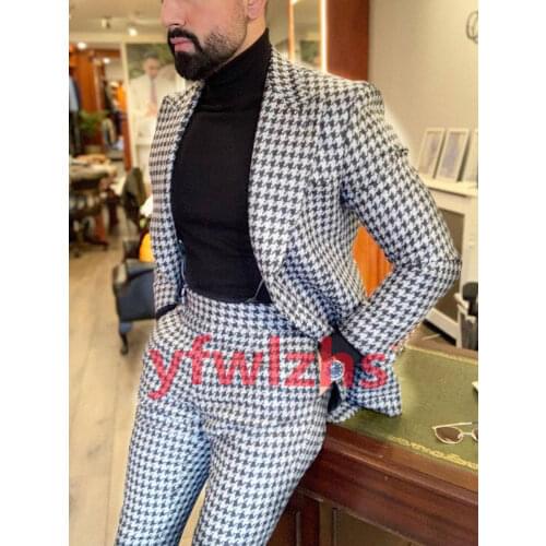 New Arrival One Button Groomsmen Peak Lapel Groom Tuxedos Men Suits Wedding/Prom Best Blazer ( Jacket+Pants+Tie) D150