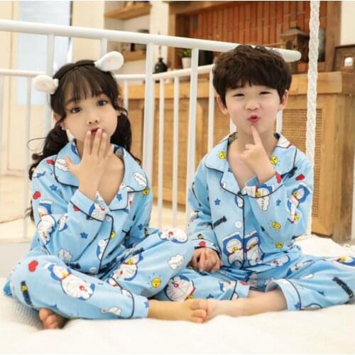 Baby Girls Clothes Childrens Pajamas For Boys Cute cardigan Pajamas Set Animal Pyjamas Kids Pijama Infantil Child Sleepwear