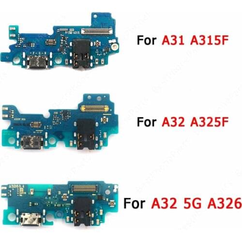Original Usb Charge Board For Samsung Galaxy A31 A32 5G A315 A325 A326 Charging Port Flex Ribbon Pcb Dock Connector Spare Parts