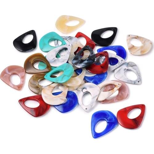 500g Acrylic Pendants Imitation Cloud Style Drop Flat Round Pendant jewelry making DIY bracelet necklace accessories F50