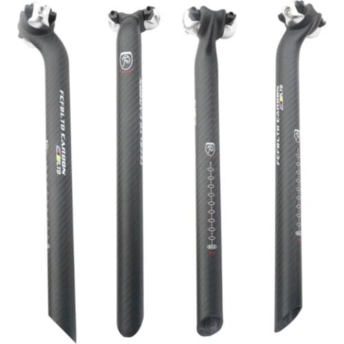 Full Carbon Seatpost Bike Seatpos MTB Road Bicycle Seatposts Seat tube Seat Bicycle27.2/30.8/31.6*350mm 3K matte cycling
