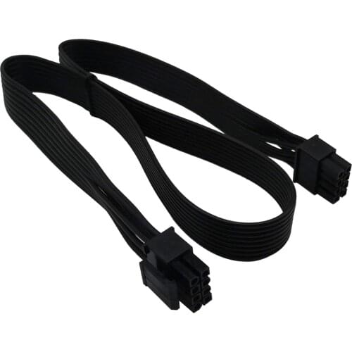 CPU 8-pin male to CPU 8-pin (4+4 detachable) male EPS-12V motherboard power adapter cable