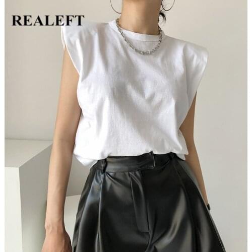 Женские свободные футболки REALEFT China At AliExpress