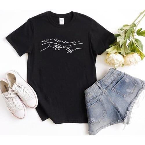 August Slipped Away Shirt Taylor August Fall Shirt Folklore Evermore Inspired Shirt Fans Gift Women Graphic Aesthetic Clothes