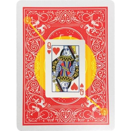 Magic Trapezoidal Card Poker Wide Narrow Poker Multiple Gameplay Magical Magic Props Magician Stage Show