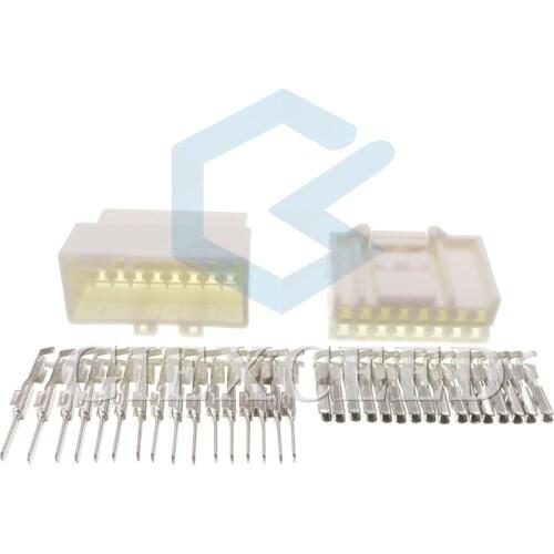 16 Pin Female Male Automotive Plug Electric Wire Cable Connector Sockets