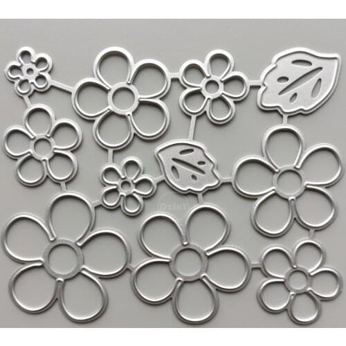 2021 Flowers Metal Cutting Dies DIY Scrapbooking Paper Photo Album Crafts Mould Cards Embossing Mold Stencils for Decor