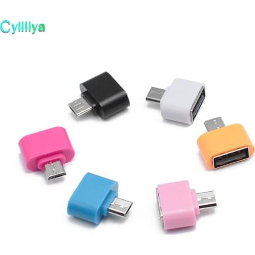 300pcs 5pin mini Micro USB OTG to USB 2.0 Mini Adapter Compatible for Samsung Android Tablet Pcs White
