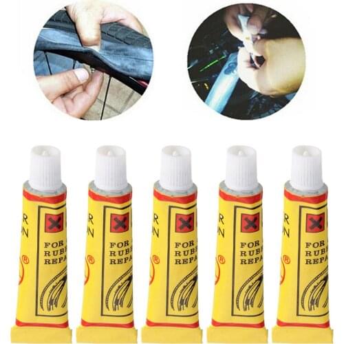 5pcs/Lot 20CC Bicycle Tire Repair Road Mountain Bike Tyre Inner Tube Puncture Repair Rubber Cement Cold Glue Bike Tire Patch