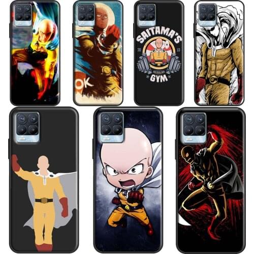 One Punch Man Cover For OPPO Realme 8 6 7 Pro Q3 C3 C11 C15 GT Case For OnePlus 8 Pro 9 Pro 8T Nord 9R